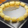 Vòng Hổ Phách Baltic vàng sáp ong 7*9mm chuẩn 4A
