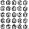 Charm xỏ chữ Z bạc Thái cao cấp