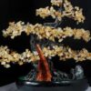 Cây tài lộc đá thạch anh vàng phong thủy 35*37cm
