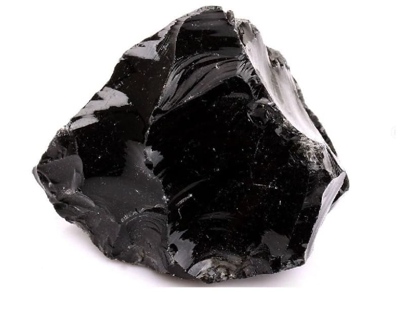 Obsidian được hình thành khi dung nham núi lửa phun trào nguội đi nhanh chóng