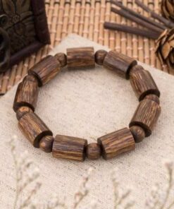 Vòng chuỗi hạt đốt - tròn 12mm trầm hương sánh chìm (nước)