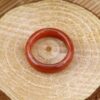 Nhẫn nữ mã não đỏ cam tự nhiên ni 16