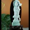 Phật Bà Quan Âm đá cẩm thạch 27x9cm