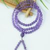 Tràng 108 hạt Thạch Anh Tím 5mm mix charm