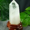 Trụ đá thạch anh trắng phong thủy 20cm