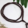 Tràng 108 hạt đá Ngọc Hồng Lựu - Garnet Star 5mm (Thổ, Hỏa)