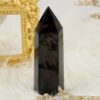 Trụ đá thạch anh khói xám đen phong thủy 10cm