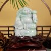Tượng Di Lặc Cẩm thạch phong thủy 17x12x8cm