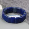 Vòng đá Lapis bản chữ nhật xanh navy 13x17mm chuẩn 5A