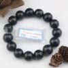 Vòng đá Giông Bão đen vân xanh 14mm chuẩn 4A