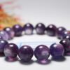 Vòng đá Lepidolite tím ánh titan tự nhiên 13mm