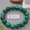 Vòng đá Malachite lông công 12mm chuẩn 5A