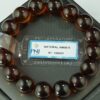 Vòng Hổ Phách huyết đỏ tự nhiên 12mm, 16 hạt