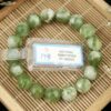 Vòng ngọc Serpentine vân trắng 10mm, 17 hạt